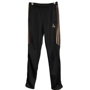 Black and Gold Adidas Soccer Pants